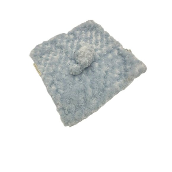 Blankets And & Beyond Blue Bear Plush‎ Minky Rosette Lovey Soother Security - Picture 5 of 7